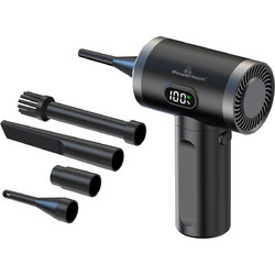 POWERTECH ηλεκτρικό air duster PT-1316 με LED φακό, 50W, 3600mAh, μαύρο