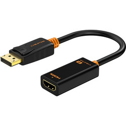 CABLETIME αντάπτορας DisplayPort σε HDMI CT-AV586-01G4K, 4K/30Hz, μαύρος