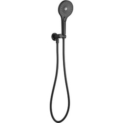 Sparke Miratto 13 Black Matt - Σετ Τηλέφωνο Ντους με Στήριγμα και Σπιράλ