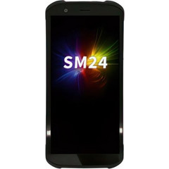 M3 Mobile SM24, Android, 6' HD+ display, 2.4 GHz octa-core, 8GB RAM, 128GB storage, 2D imager, NFC, Wi-Fi 6E, Bluetooth 5.3, 16MP/8MP cameras, IP67 and MIL-STD-810H certified with hot-swappable batter