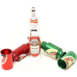 Μεταλλική πίπα Hemp 665-2027 με σίτα METAL PIPE BEER ΞΕΚΑΡΦΩΜΑ 83mm Ασημί