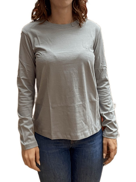 TARGET T-SHIRT LONG SLEEVE SINGLE JERSEY BASICS (W27-64000-60) ΑΝΟΙΧΤΟ ΓΚΡΙ