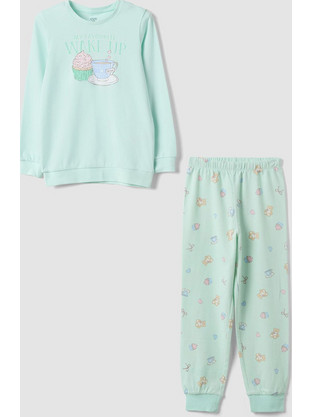OVS GIRLS'' LONG PYJAMAS 2845419-MOONLIGHT JADE Mixed
