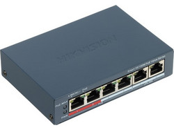 Hikvision DS-3E1105P-EI Managed L2 Switch με 4 Θύρες Ethernet 100Mbps