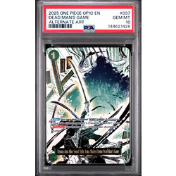 Dead Man's Game - One Piece OP-12 Legacy of the Master - OP12-037 - PSA 10