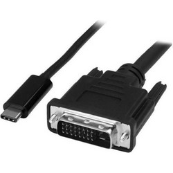 Καλώδιο MicroConnect USB-C σε DVI-D 1.8m USB 2.0 Μαύρο