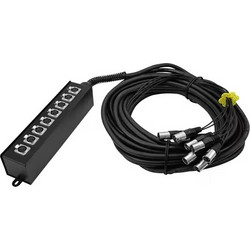 OMNITRONIC Multicore Stagebox MUS-820 8IN 20m - OMNITRONIC
