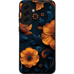 Sonique 3D Flower Series Back Cover Orange 01 (Samsung Galaxy A56 5G)
