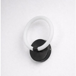 VenCore Velora Black 6093-20049 - Μοντέρνο Επιτοίχιο Φωτιστικό Απλίκα LED 12W Μαύρο Αλουμίνιο με Ρυθμιζόμενο CCT Λευκό - Ημέρας - Θερμό - Χειρισμός CC