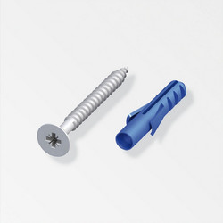 Βίδες & Βύσματα Τοποθέτησης Προφίλ Silver,Blue