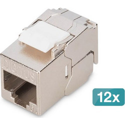 Keystone Digitus Cat6A shielded 12 pcs. tool-free