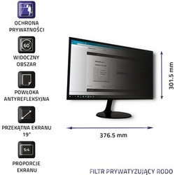 Φίλτρο Οθόνης Qoltec 51053 display privacy filters 48.3cm (19")