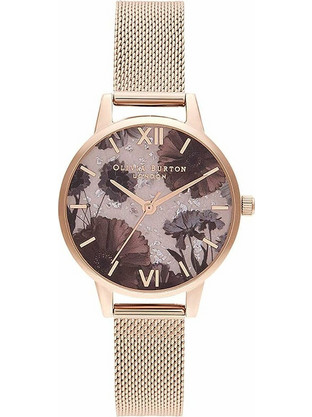 Olivia Burton Celestial Γυναικείο Ρολόι με Ροζ Χρυσό Μεταλλικό Μπρασελέ OB16SP21