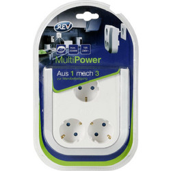 Πολύπριζο REV MultiPower 3-fold Socket extension