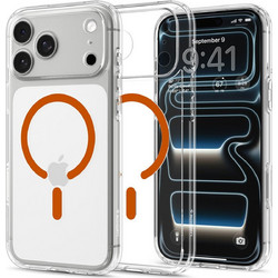 Spigen Ultra Hybrid MagSafe Case Clear / Orange (iPhone 18 Pro Max / 17 Pro Max)