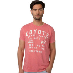 Petrol Industries Ανδρικό Κοντομάνικο T-Shirt Pink M-1010-TSR645-3142 Pink