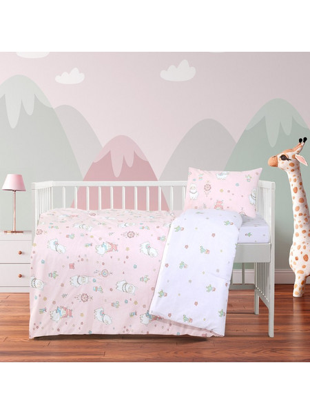 Κουβερλί Κούνιας 110X150 Kocoon Pink Paca (110x150)
