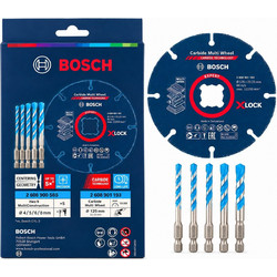 Bosch Σετ τρυπάνια Multi Contruction 4-8mm + δώρο δίσκος multi contruction Φ125