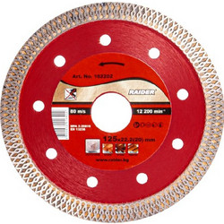 RAIDER Δίσκος κοπής διαμαντέ Turbo Super Thin (Gres) 125x2mm 162202
