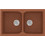 Sanitec Classic 340 Υποκαθήμενος Νεροχύτης Γρανίτη Ματ Granite Terracotta 78x50cm