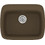 Sanitec Classic 313 Επικαθήμενος Νεροχύτης Γρανίτη Ματ Granite Rust 58x50cm
