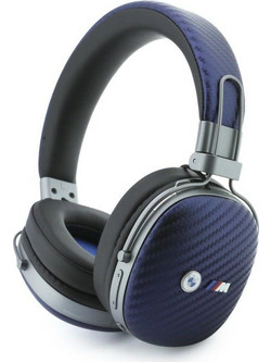 BMW Sluchawki Nauszne Carbon Metal Parts And Logos Bluetooth Enc Granatowy - (BMBHPH072PLAV)
