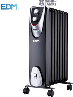 Radiator BLACK EDITION without oil 8 elements 1500W 07127