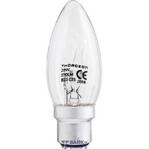 Halogen Lamp 28W B22d B35 240V Clear