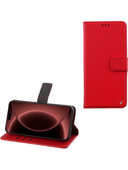 Volte-Tel Allure Magnet Book Stand Clip Θήκη Πορτοφόλι Red (iPhone 18 Pro Max)
