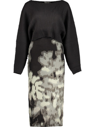 Desigual Μακρύ Φόρεμα Μαύρο 26WWVF01-2000