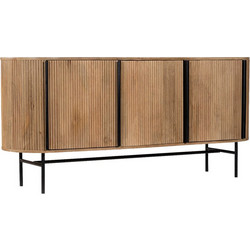 Liberta-Maison Organic Μπουφές 3ΠΟΡΤΕΣ Φυσικό 164x46x75cm 05-0635