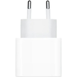 Apple Φορτιστής Χωρίς Καλώδιο με Θύρα USB-C 20W Λευκός (Power Adapter MD3J4)