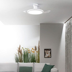 ΑΝΕΜΙΣΤΗΡΑΣ ΟΡΟΦΗΣ CONDOR LED 25W 3000/4000/6000K Φ.106cm Ν. LED-CONDOR-BCO