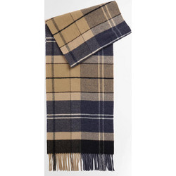 Ανδρικό Μάλλινο Κασκόλ Καρό Μπεζ/Μπλε Barbour USC0322TN39
