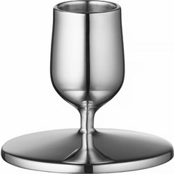 Gense Dorotea Κηροπήγιο από Ανοξείδωτο Ατσάλι Φ7x5,5 Εκ. - Polished Steel