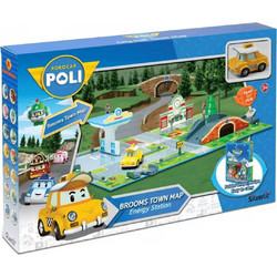 Silverlit Robocar Poli Brooms Town Map Ενεργειακός Σταθμός 1003-83248
