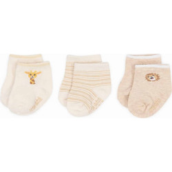 Little Dutch Σετ 3 ζευγάρια κάλτσες Little Safari Newborn Multi 0-2 Μηνών