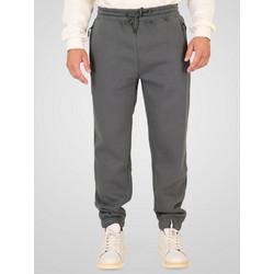 Rebase Ανδρικό Παντελόνι Φόρμας Fleece με Λάστιχο Γκρι 262RPAN-6046