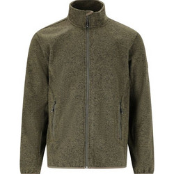 Whistler Sampton Melange Ανδρική Ζακέτα Fleece Black Ink