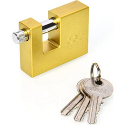 DELI λουκέτο τάκου με κλειδί DL508308, heavy duty, 80mm