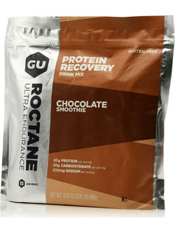 GU Roctane Recovery Drink Mix Chocolate Smoothie Πρωτεΐνη Ορού Γάλακτος Όγκου Χωρίς Γλουτένη 930gr