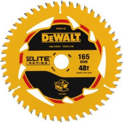 DeWalt Δίσκος Κοπής Ξύλου Φινιρίσματος ELITE Φ165x20mm 48 Δοντιών - DT4101-QZ