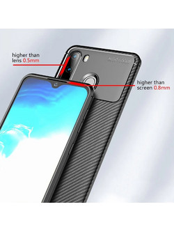 Ancus AutoFocus Carbon Fiber Back Cover Black (Samsung Galaxy A21)