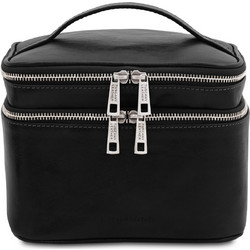 Tuscany Leather Eliot TL142045 Νεσεσέρ Ταξιδίου με Θήκες 21x15x15cm Μαύρο