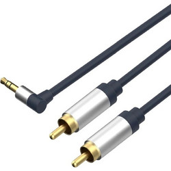 Shiverpeaks Καλώδιο Ήχου 3.5mm male - 2x RCA male Μαύρο 0.75m FL31-36131