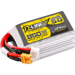 Tattu R-Line Wersja 5.0 850 mAh 14,8 V 4S1P 150C XT30U-F