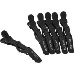 LUSSONI Croc Clips Soft Touch Finish 6 pcs