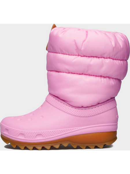 Crocs Classic Neo Puff Boot K 207684-6XQ Pink Tweed/Gum