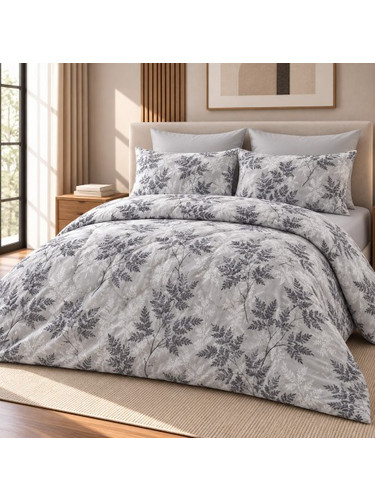 Υπέρδιπλη Σετ Παπλωματοθήκη Blossom 220X240cm 4τμχ DC700-4