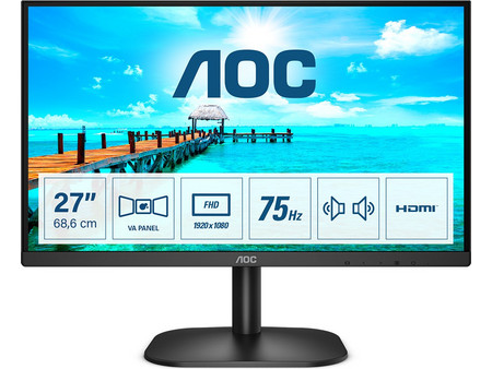 AOC 27B2AM VA Monitor 27" 1920x1080 FHD 75Hz 4ms